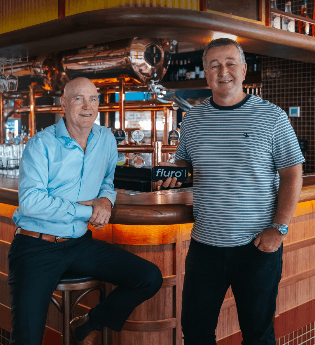 Fluro advisors Peter Filipovic and Richie Ludbrook