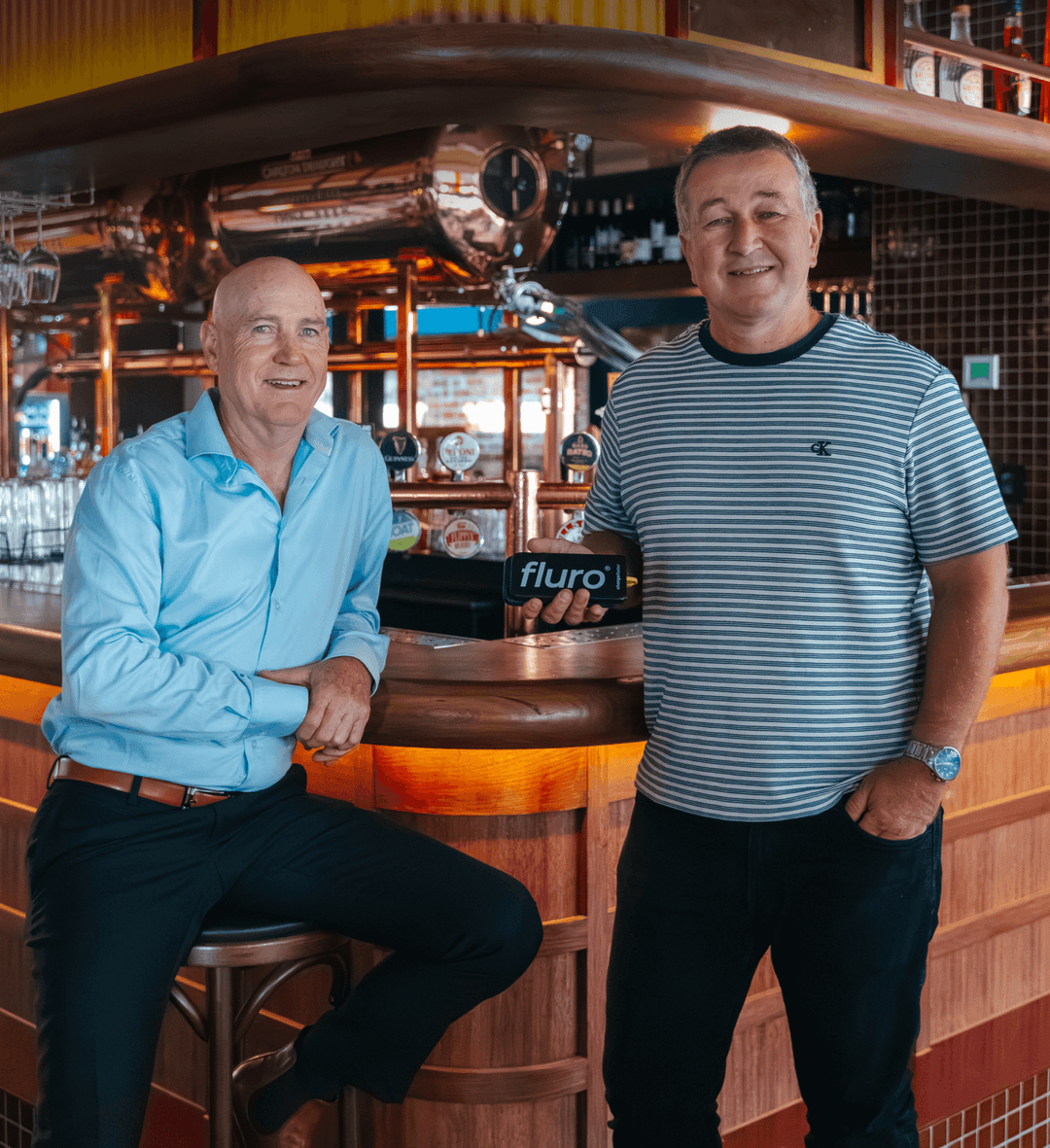 Fluro advisors Peter Filipovic and Richie Ludbrook